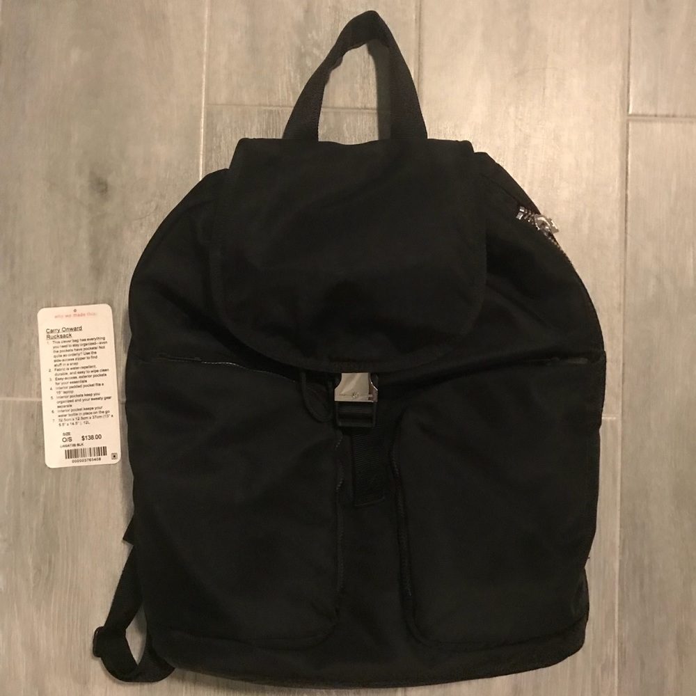 NWOT Lululemon Backpack (used one time)